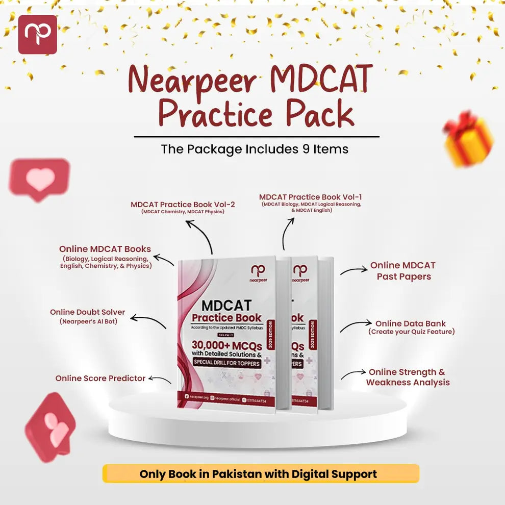 Nearpeer 9-in-1 MDCAT Practice Pack | Best Value Offer
